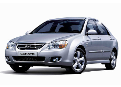 Ворсовые коврики на KIA Cerato I 2004&nbsp;-&nbsp;2008 в Чебоксарах