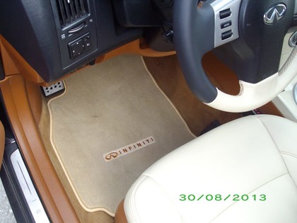 Ворсовые коврики на Infiniti FX I 2003 - 2008 в Чебоксарах Ворсовые коврики на Infiniti FX I 2003 - 2008 в Чебоксарах