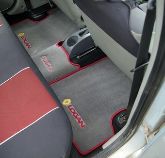 Ворсовые коврики на Renault Logan I 2004 - 2016 в Чебоксарах Ворсовые коврики на Renault Logan I 2004 - 2016 в Чебоксарах