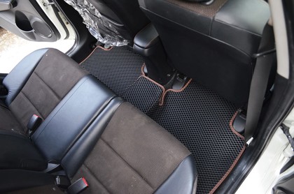 Ворсовые коврики на Honda Fit Shuttle 2011 - 2015 в Чебоксарах Ворсовые коврики на Honda Fit Shuttle 2011 - 2015 в Чебоксарах