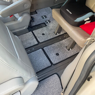 Ворсовые коврики на KIA Carnival III 7 мест 2014 - 2021 в Чебоксарах Ворсовые коврики на KIA Carnival III 7 мест 2014 - 2021 в Чебоксарах