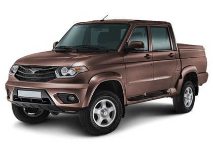 Ворсовые коврики на УАЗ Патриот пикап (рестайлинг) 2014&nbsp;-&nbsp;2026 в Чебоксарах