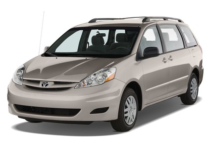 Ворсовые коврики на Toyota Sienna II 2003&nbsp;-&nbsp;2010 в Чебоксарах