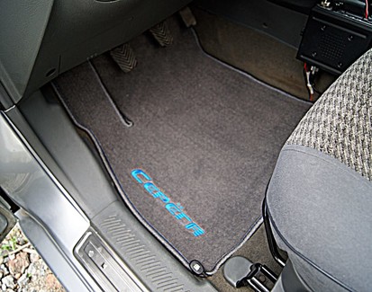 Ворсовые коврики на Hyundai Santa Fe I Ворсовые коврики на Hyundai Santa Fe I