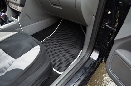 Ворсовые коврики на Ford Focus II 2005 - 2011 в Чебоксарах Ворсовые коврики на Ford Focus II 2005 - 2011 в Чебоксарах