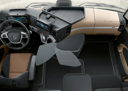 Ворсовые коврики на Mercedes Actros MP4 MP5 тягач GigaSpace 2011&nbsp;-&nbsp;2026 в Чебоксарах