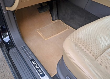 Ворсовые коврики на Hyundai Genesis I 2008 - 2014 в Чебоксарах Ворсовые коврики на Hyundai Genesis I 2008 - 2014 в Чебоксарах