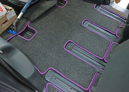 Ворсовые коврики на Honda StepWGN V 2015 - 2022 в Чебоксарах Ворсовые коврики на Honda StepWGN V 2015 - 2022 в Чебоксарах