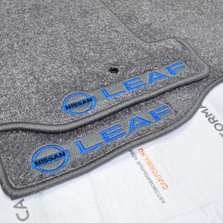 Ворсовые коврики на Nissan Leaf (ZE0) 2009 - 2012 в Чебоксарах Ворсовые коврики на Nissan Leaf (ZE0) 2009 - 2012 в Чебоксарах