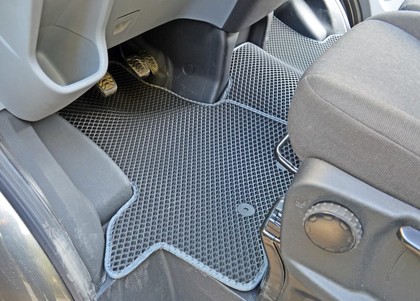 Ворсовые коврики на Ford Transit 7 2013 - 2026 в Чебоксарах Ворсовые коврики на Ford Transit 7 2013 - 2026 в Чебоксарах