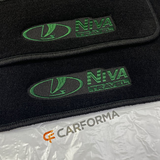 Ворсовые коврики на Lada (ВАЗ) Niva Travel 2020 - 2026 в Чебоксарах Ворсовые коврики на Lada (ВАЗ) Niva Travel 2020 - 2026 в Чебоксарах