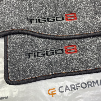 Ворсовые коврики на Chery Tiggo 8 2018 - 2026 в Чебоксарах Ворсовые коврики на Chery Tiggo 8 2018 - 2026 в Чебоксарах