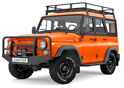 Ворсовые коврики на УАЗ Хантер 2003&nbsp;-&nbsp;2026 в Чебоксарах