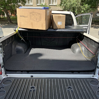 Ворсовые коврики на Toyota Hilux VII 2008 - 2015 в Чебоксарах Ворсовые коврики на Toyota Hilux VII 2008 - 2015 в Чебоксарах