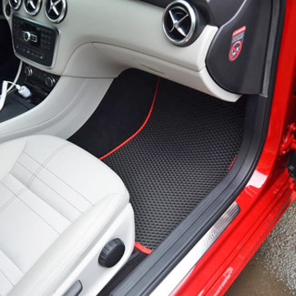 Ворсовые коврики на Mercedes A (W176) 2012 - 2018 в Чебоксарах Ворсовые коврики на Mercedes A (W176) 2012 - 2018 в Чебоксарах
