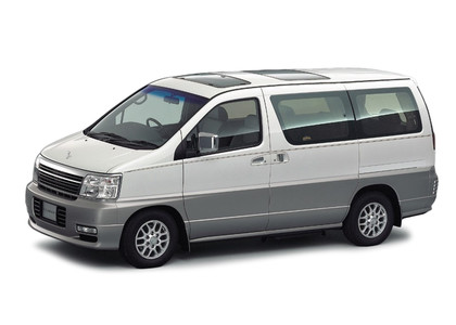 Ворсовые коврики на Nissan Elgrand (E50) 1997&nbsp;-&nbsp;2002 в Чебоксарах