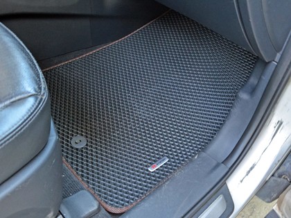 Ворсовые коврики на Hyundai Santa Fe III 2012&nbsp;-&nbsp;2019 в Чебоксарах