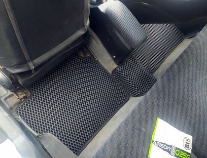 Ворсовые коврики на Honda Civic VI 4d 1995 - 2002 в Чебоксарах Ворсовые коврики на Honda Civic VI 4d 1995 - 2002 в Чебоксарах